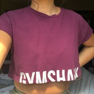 Gymshark Cropped Workout Shirt